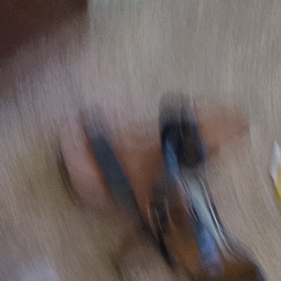 Monaco Navy and Brown Wedge Sandals - Picture 4 of 6